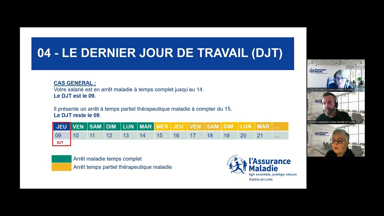 Webinaire Temps Partiel Thérapeutique